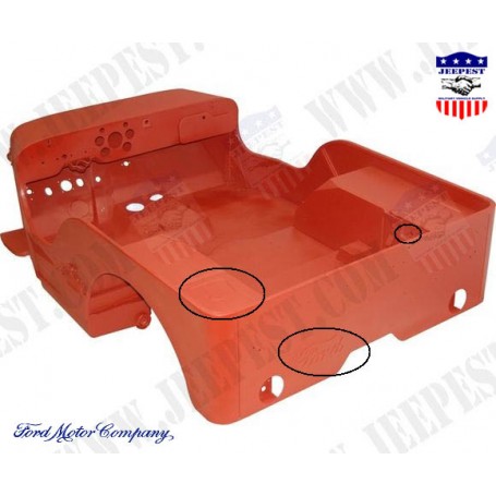 CAISSE NUE JEEP GPW EARLY 42 NET