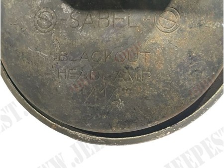 AMPOULE CARTOUCHE PHARE BLACKOUT 6V SURPLUS