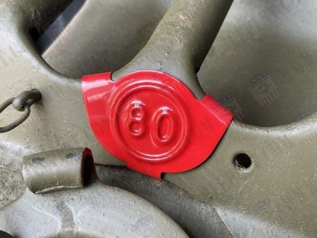 PLAQUE OCTANE "80" JERRYCAN STANDARD