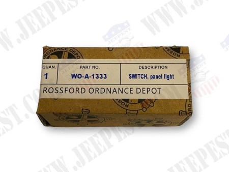 INTERRUPTEUR "PANEL LIGHTS" BOUTON METAL USA