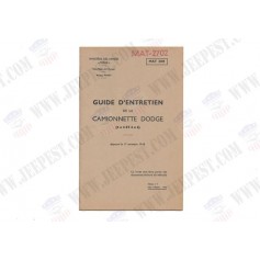 GUIDE ENTRETIEN DODGE 4X4/6X6 ARMEE FRANCAISE