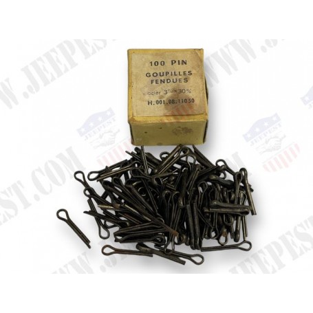 COTTER PINS 1/8 X 1'1/4 (BOX OF 100)