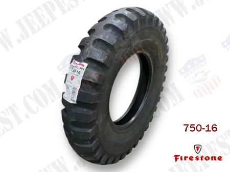 PNEUMATIQUE MILITARY 750X16 "FIRESTONE" NET