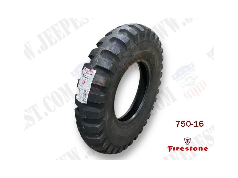 PNEUMATIQUE MILITARY 750X16 "FIRESTONE" NET