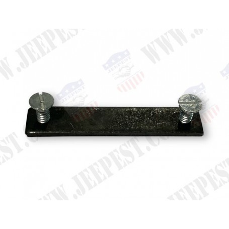 PLAQUE TARAUDEE FIXATION PONTET SANGLE JEEP