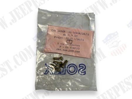 VIS FIXATION INJECTEUR POMPE CARBURATEUR SOLEX