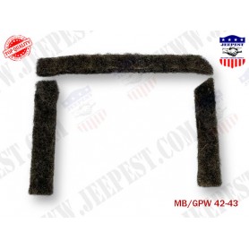 SEALS RADIATOR JEEP MB/GPW 42-43 (WITH CLIPS)