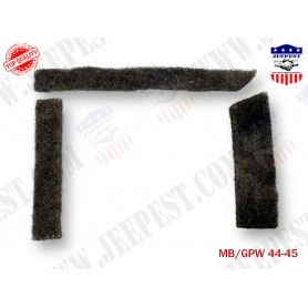 SEALS RADIATOR JEEP MB/GPW 44-45 (WITH CLIPS)