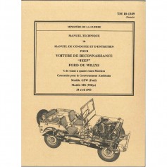 LIVRE MANUEL TECHNIQUE JEEP MB/GPW