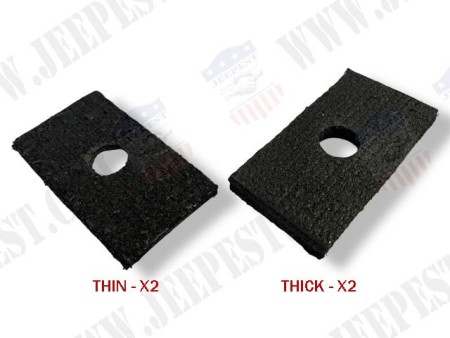 CALES TRESSE CAISSE/CHASSIS JEEP USA (JEU DE 14)
