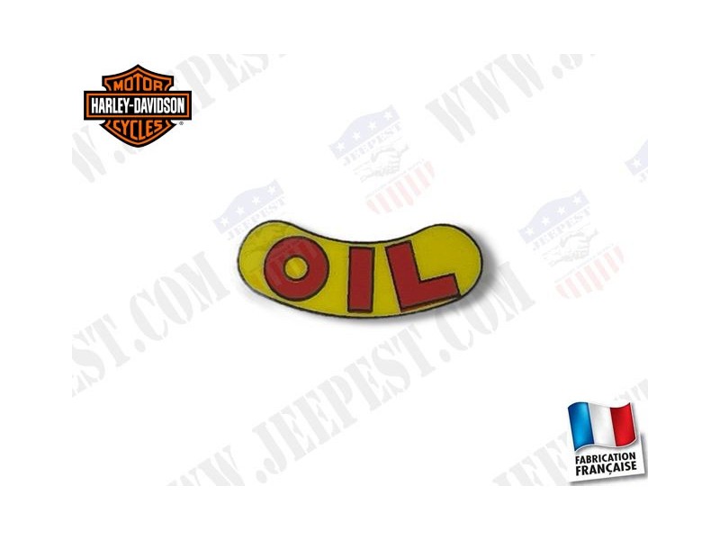 AUTOCOLLANT BOUCHON HUILE HARLEY WLA