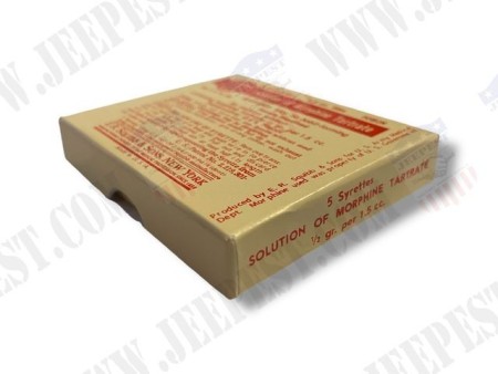 BOITE MORPHINE 5 SYRETTE MEDIC REPRO