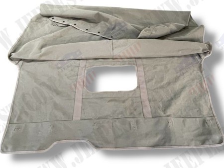 BACHE JEEP CANVAS "J&M WORTHING" + STENCILS EARLY