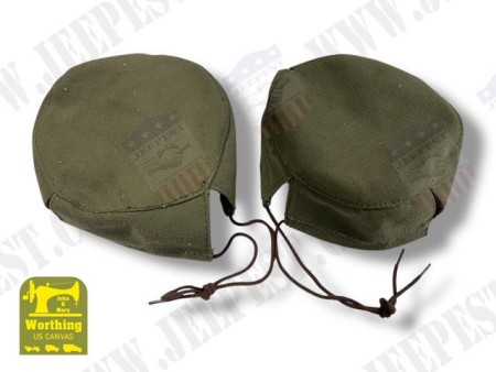 COVERS HEADLAMP OD HEAVY CANVAS (SET OF 2)