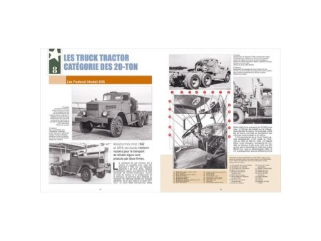 LIVRE "TRACTEURS ET SEMI-REMORQUES US ARMY" NET