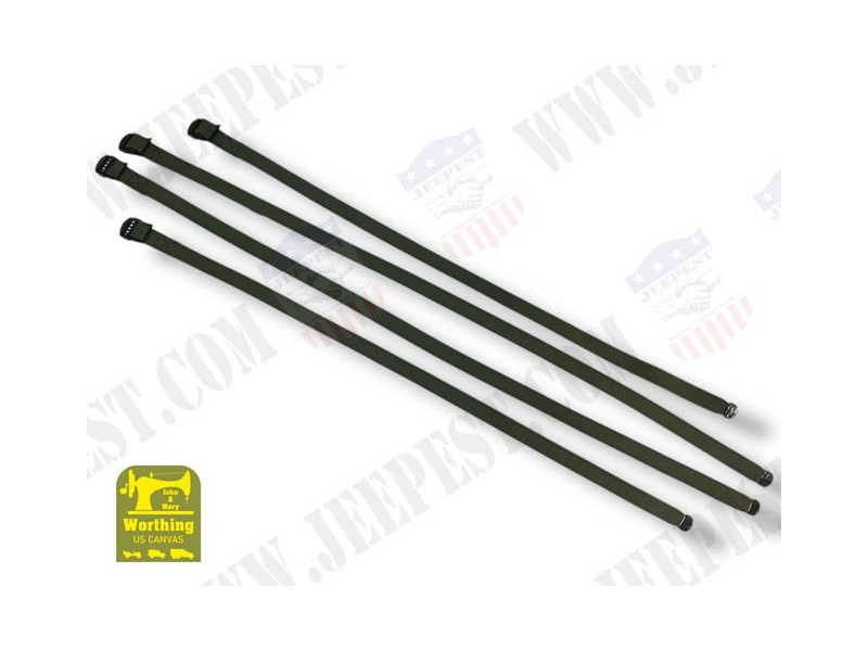 SANGLES TENSION BACHE COMMAND CAR (JEU DE 4)