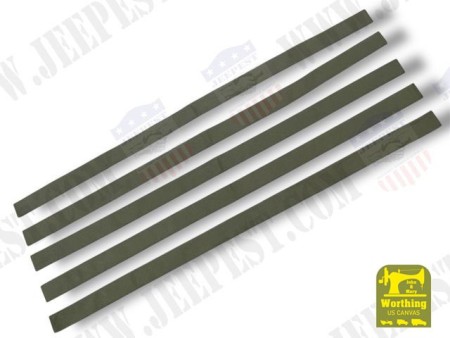 TOILE FIXATION ARCEAU BACHE COMMAND CAR (JEU DE 5)