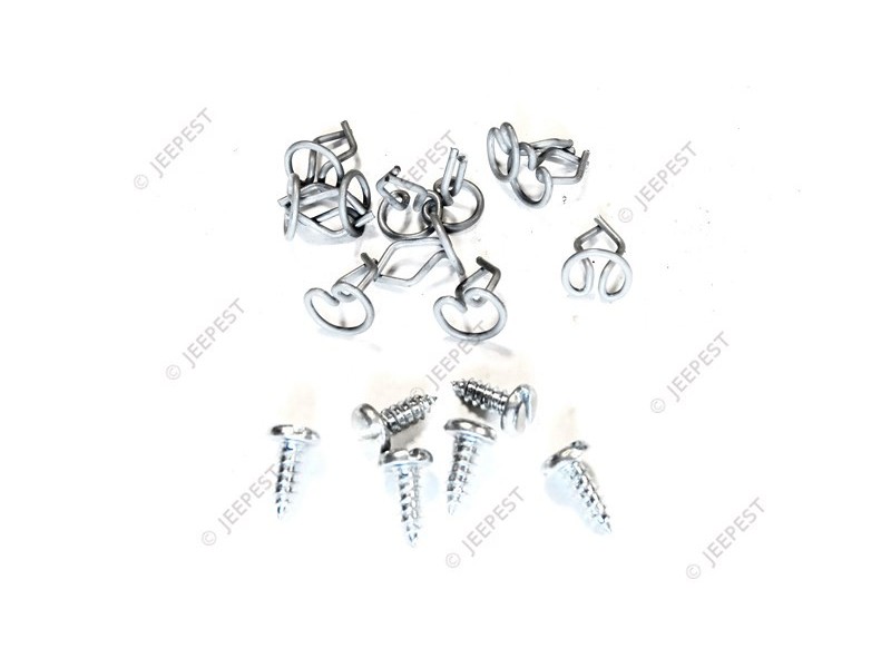 KIT FIXATION JOINT PARE BRISE WOF (6VIS+11AGRAF)