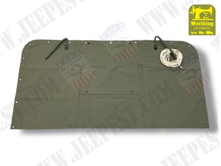 CURTAIN FR/END CARGO DODGE "J&M WORTHING"