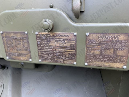 JEEP WILLYS MB 1942 EARLY