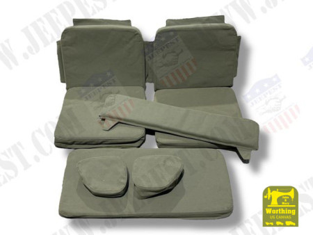 CUSHIONS OD CANVAS "J&M WORTHING" USA