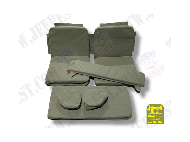 CUSHIONS OD CANVAS "J&M WORTHING" USA