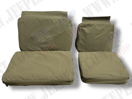 COVER SEAT DUKW "J&M WORTHING" (SET OF 4) NET