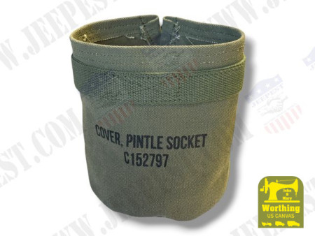 COVER PINTLE SOCKET M31C CANVAS "J&M WORTHING"