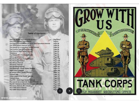 LIVRE "THE U.S. TANKER HELMET 1917-1946" ANGLAIS NET
