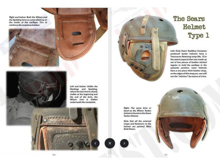 BOOK " THE U.S. TANKER HELMET 1917-1946" ENGLISH NET