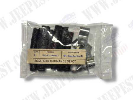 KIT CLAMPS FIXING FUEL TUBE JEEP GPW