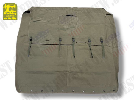 TOP COVER JEEP CANVAS "J&M WORTHING" LATE