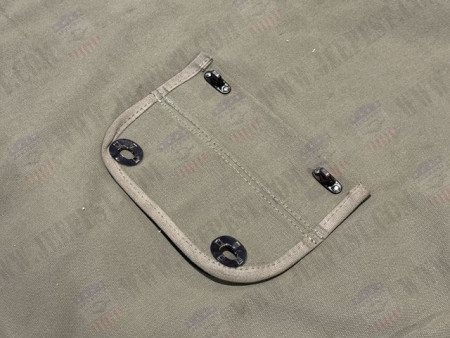 TOP COVER JEEP CANVAS "J&M WORTHING" + STENCILS