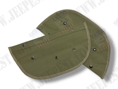 LEG SHIELD HARLEY WLA&WLC "J&M WORTHING" (PAIR)