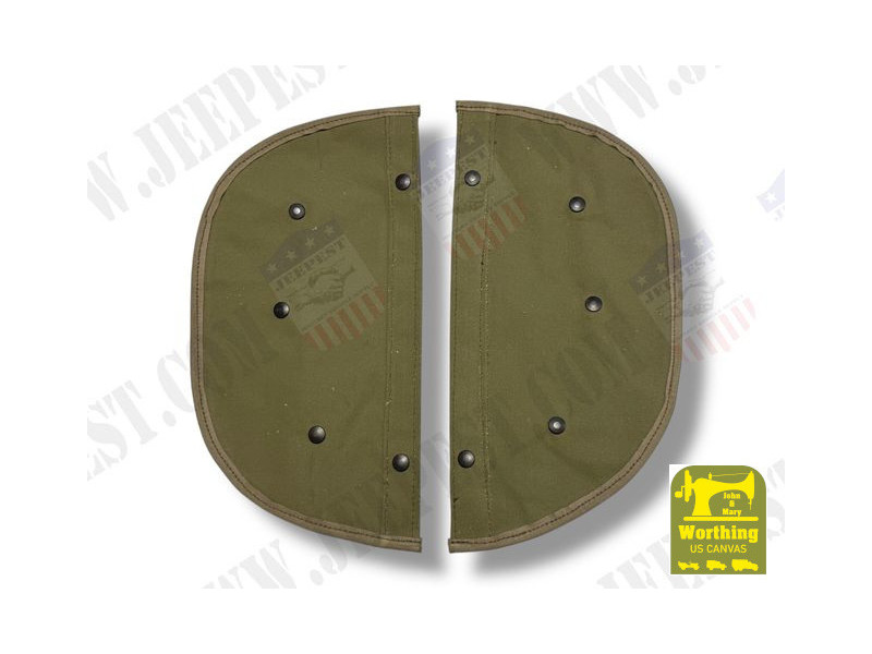 LEG SHIELD HARLEY WLA&WLC "J&M WORTHING" (PAIR)