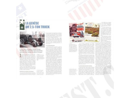 LIVRE "GMC CARGO CHEVAL DE BATAILLE US ARMY" NET