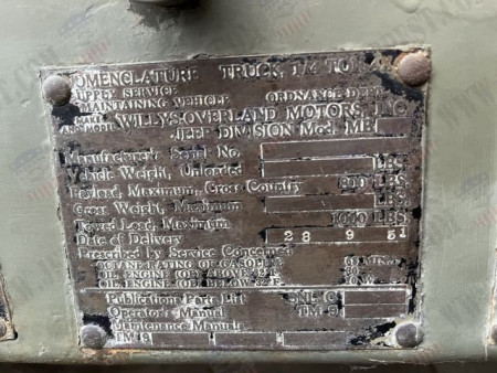 JEEP WILLYS MB 1944 A RESTAURER