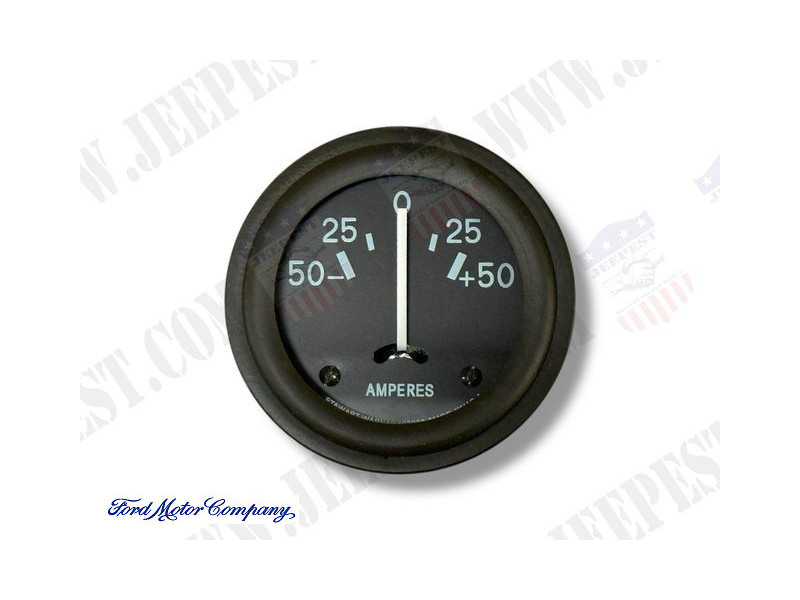 AMMETER 25/50 AMPERES EARLY FORD GPW VEP