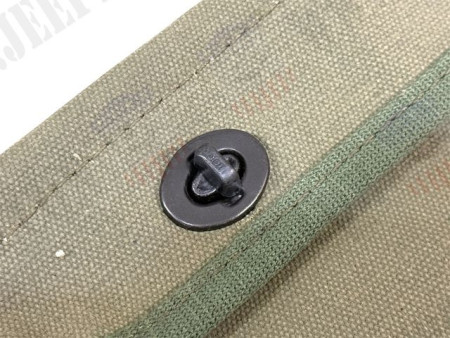 POUCH DOCUMENT CANVAS "J&M WORTHING" USA