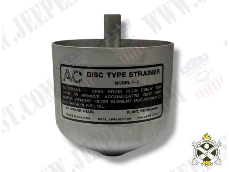 FUEL FILTER BOWL WITH DECAL AC