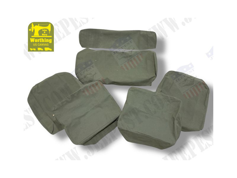 COVER SEAT SET M38&38A1 "J&M WORTHING" (SET) NET