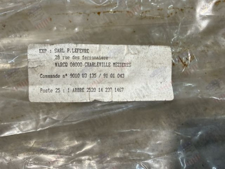 AXLE SHAFT REAR RIGHT (SHORT) FRENCH SURPLUS NET