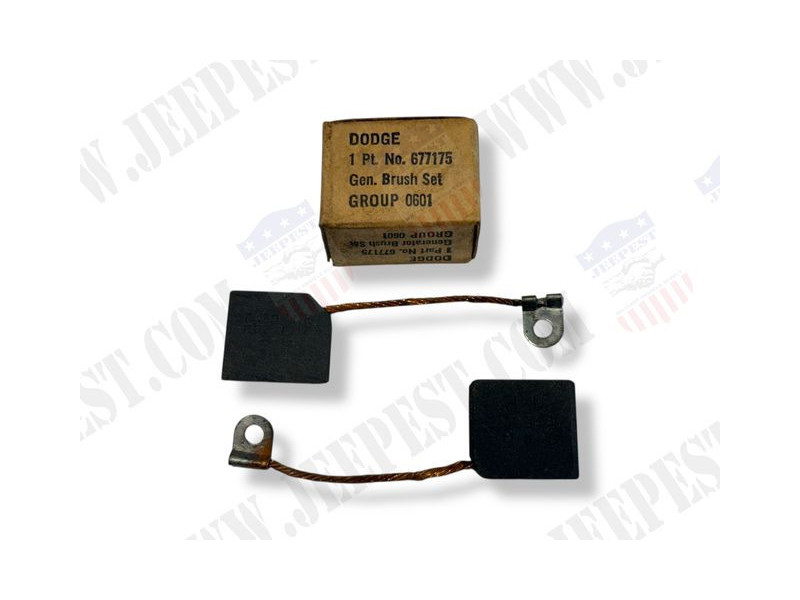 BRUSH GENERATOR 6 V (SET OF 2) JEEP