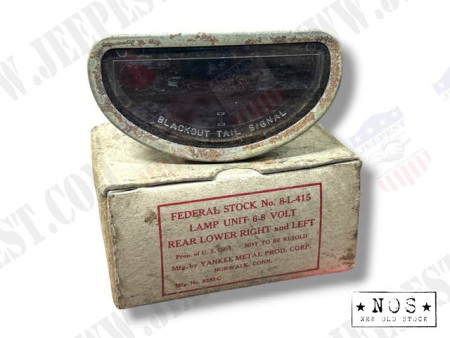UNIT LAMP BLACKOUT TAIL 6V "YANKEE" NOS