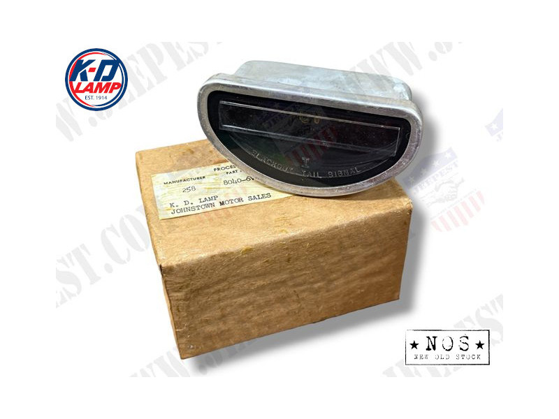 UNIT LAMP BLACKOUT TAIL 6V "KD LAMP" NOS