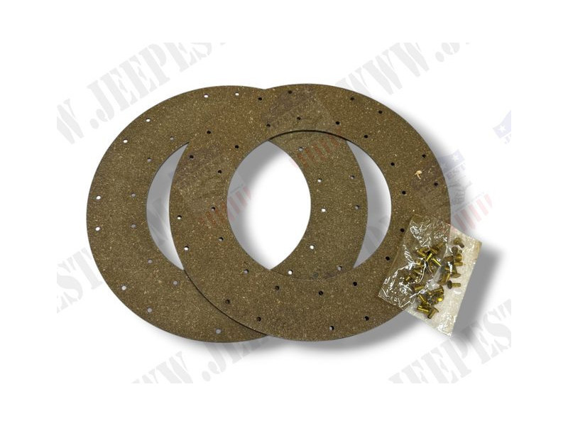 GARNITURES DISQUE EMBRAYAGE (+RIVETS) GMC