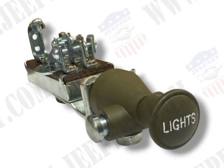 SWITCH LIGHTS PUH-PULL METAL KNOB USA