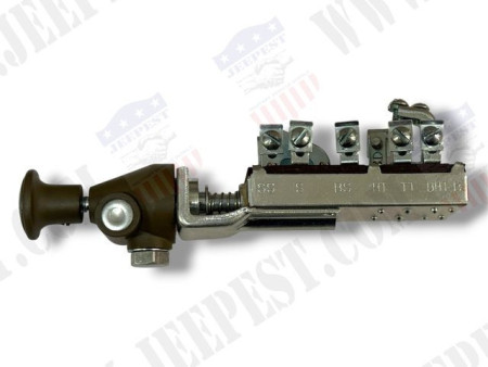 INTERRUPTEUR ECLAIRAGE TIRETTE BOUTON METAL USA
