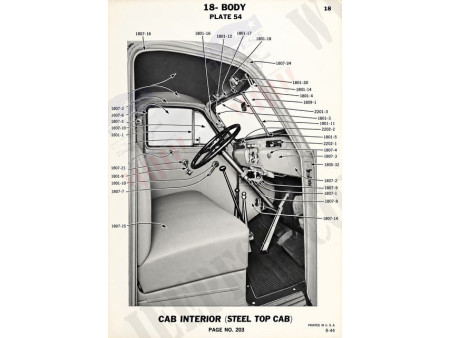 HOUSSES SIÈGE DOSSIER + ASSISE STUDEBAKER US6 CABINE FERMÉE - J&M WORT