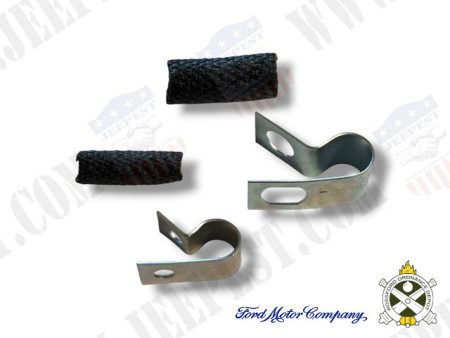 KIT OIL LINE CLAMPS JEEP FORD GPW